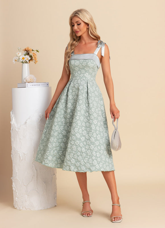 Robe Trapèze Sereine Mint - gallery 4