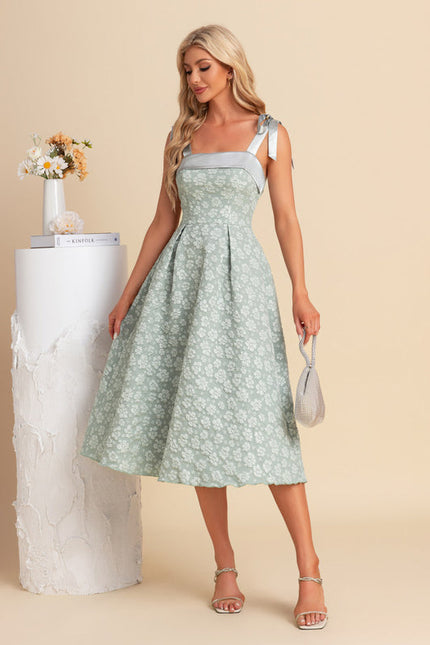 Robe Trapèze Sereine Mint - gallery 4