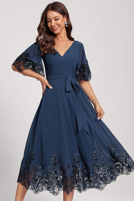 Robe Trapèze Danse Étoilée