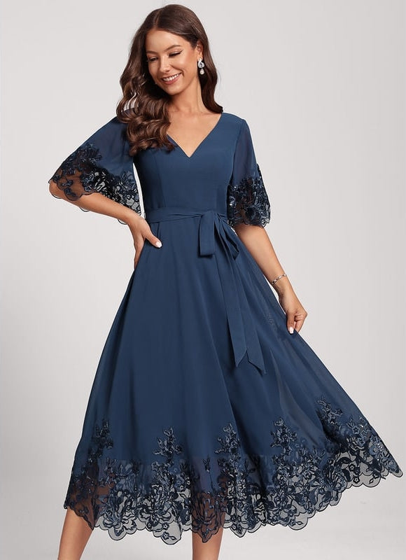 Robe Trapèze Danse Étoilée