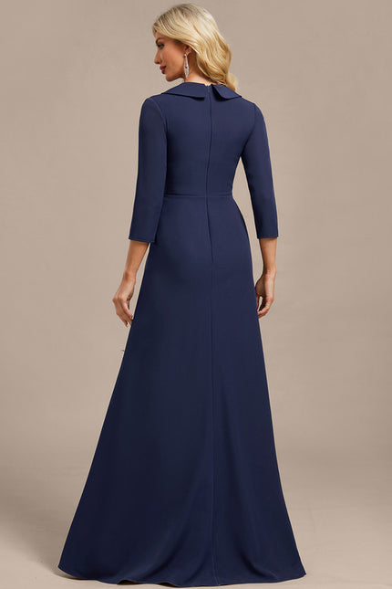 Robe Trapèze Élégante Nuit - gallery 5
