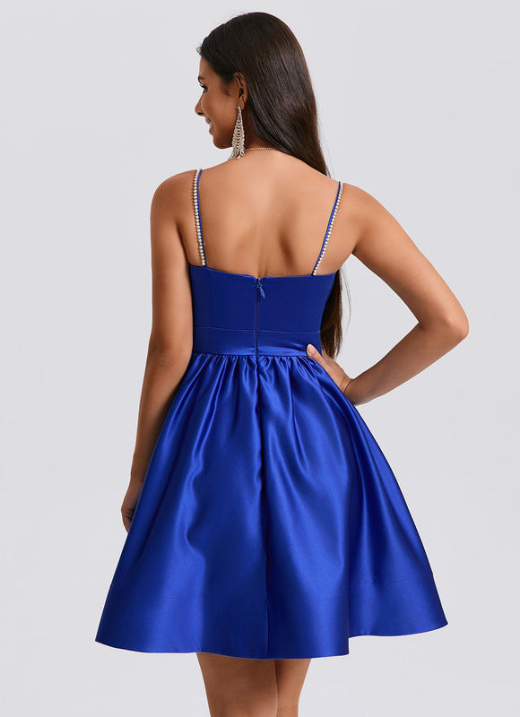Robe Trapèze Satinée Chic - gallery 5