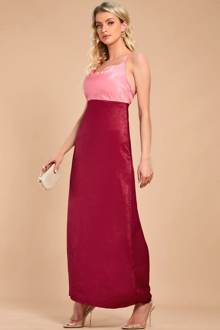 Robe Trapèze Rose Rubis - gallery 2