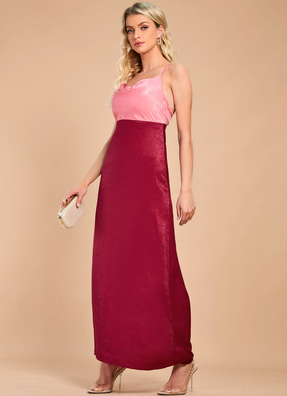Robe Trapèze Rose Rubis - gallery 2