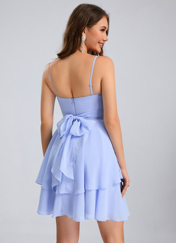 Robe Trapèze Marine Éthérée - gallery 3