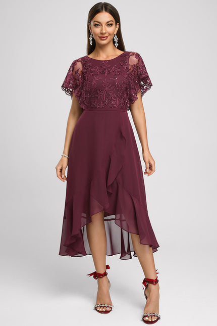 Robe Trapèze Velours Ambré - gallery 2