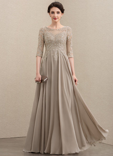 Robe Trapèze Longue Violetée