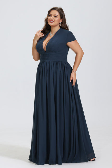 Robe Trapèze Élégante Mousseline - gallery 6