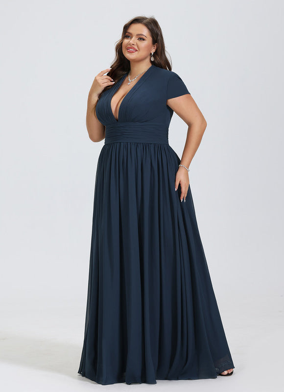 Robe Trapèze Élégante Mousseline - gallery 6