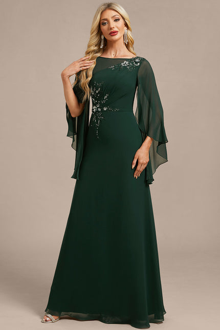 Robe Trapeze Col Bateau - gallery 3