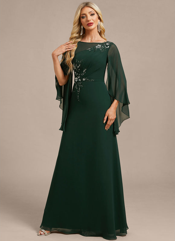 Robe Trapeze Col Bateau - gallery 3