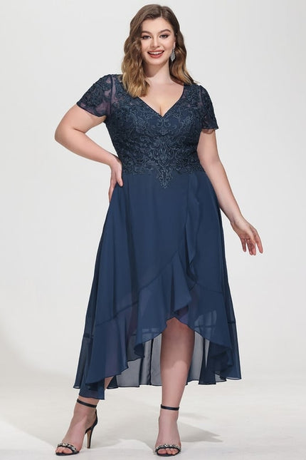 Robe Trapèze Aérienne Sombre - gallery 8
