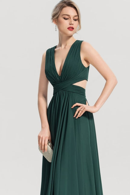 Robe Trapèze Élégante Mousseline - gallery 1