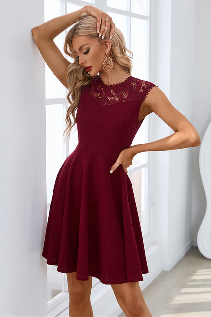 Robe Trapèze Cerise Chic - gallery 1