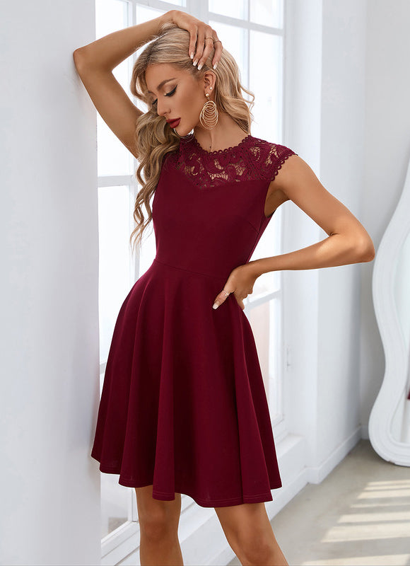 Robe Trapèze Cerise Chic - gallery 1