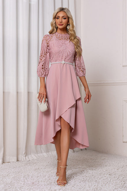 Robe Trapèze Dentelle - gallery 5