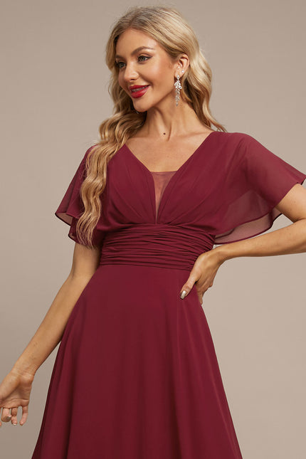 Robe Trapèze Élégante Mousseline - gallery 6
