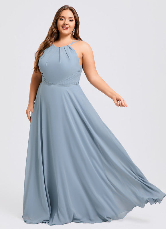 Robe Trapèze Évanescence Florale - gallery 6