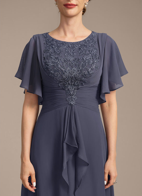 Robe Trapèze Bleu Serein Chic - gallery 6