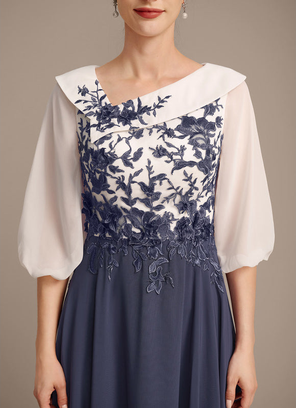Robe Trapèze Élégance Marine Mystique - gallery 6