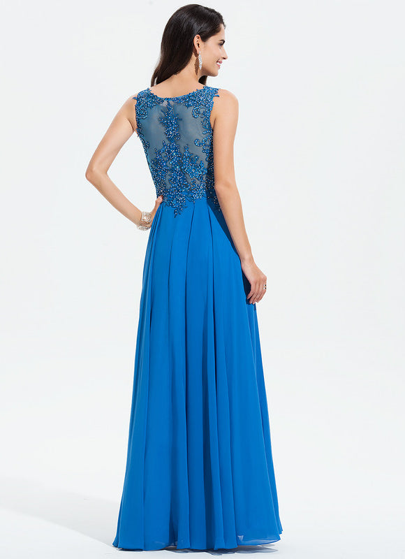 Robe Trapèze Noir Élégant Flottant - gallery 4