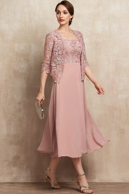 Robe Trapèze Éclat Rosé Serenade - gallery 4