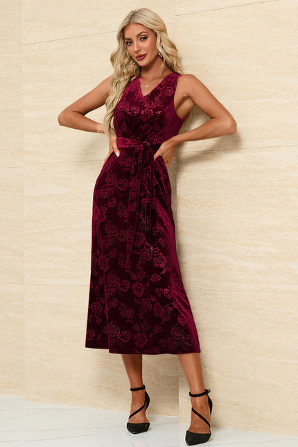Robe Trapeze Velours - gallery 4