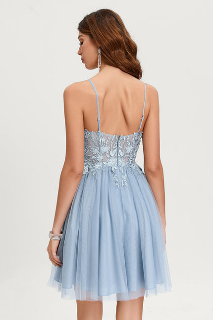 Robe Trapèze Tulle Noire - gallery 1