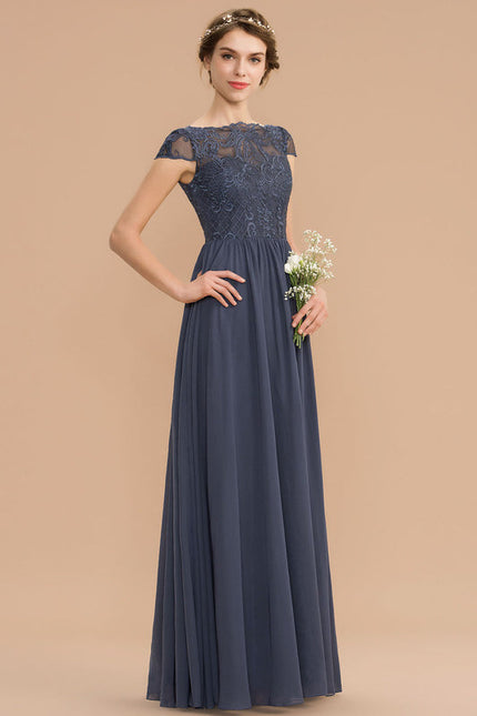 Robe Trapèze Lueur Azurelle - gallery 5
