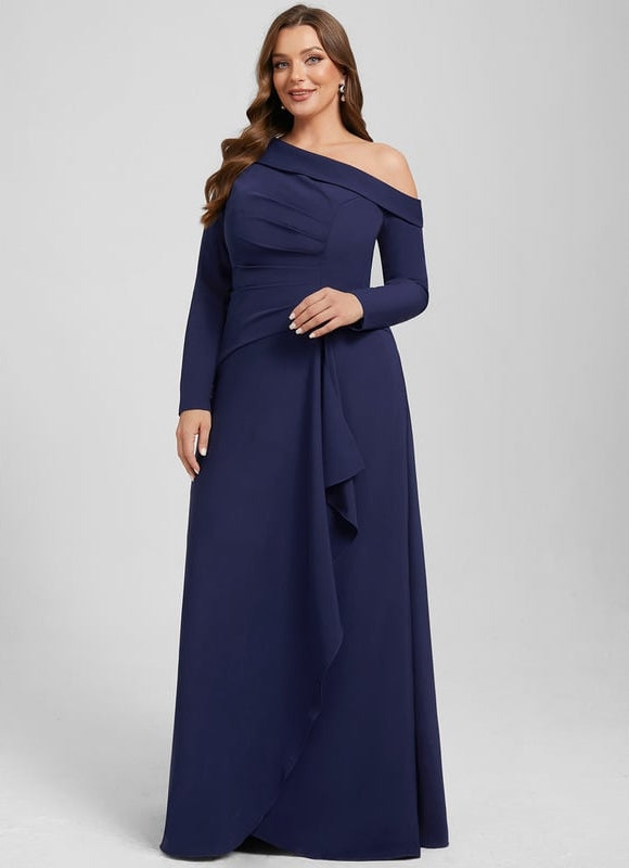 Robe Trapèze Col Unique Fluidité - gallery 7