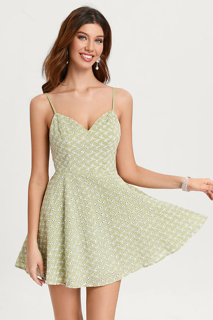 Robe Trapèze Printanière Chic