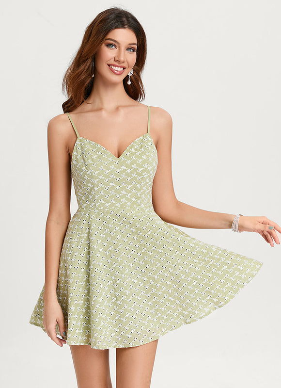 Robe Trapèze Printanière Chic