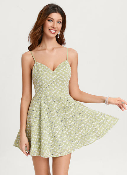 Robe Trapèze Printanière Chic