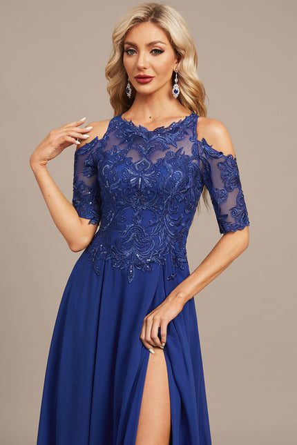 Robe Trapèze Saphir Élégant - gallery 7