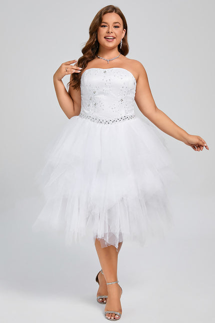 Robe Trapèze Lueur De Paillettes - gallery 6