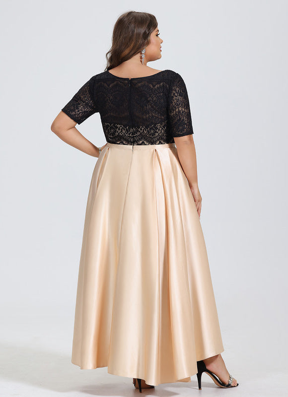 Robe Trapèze Chic Satiné - gallery 6