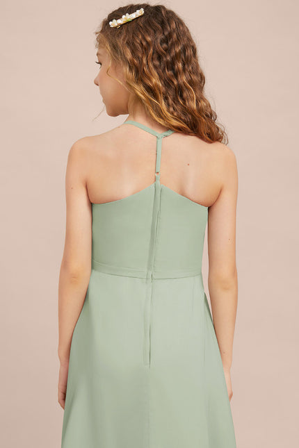 Robe Trapèze Vert Doux Éclat - gallery 6
