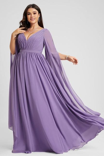 Robe Trapèze Élégante Mousseline - gallery 5