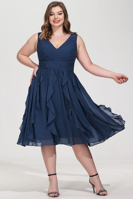 Robe Trapèze Émeraude Volante - gallery 6