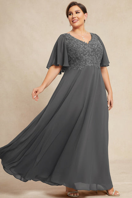 Robe Trapèze Satinée Étoilée - gallery 8