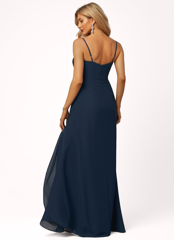 Robe Trapèze Flottante Olive - gallery 6