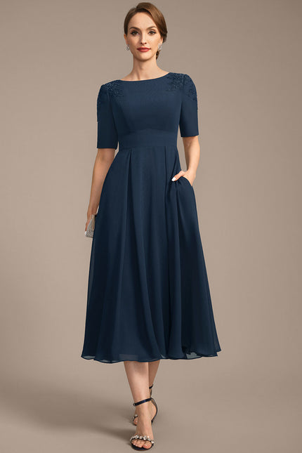 Robe Trapèze Murmure Sombre - gallery 2