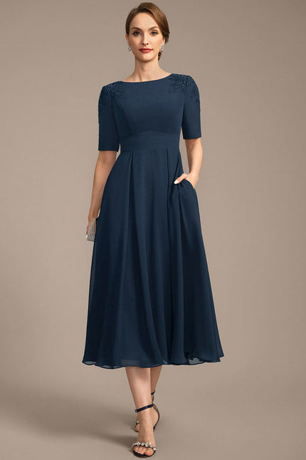Robe Trapèze Murmure Sombre - gallery 2