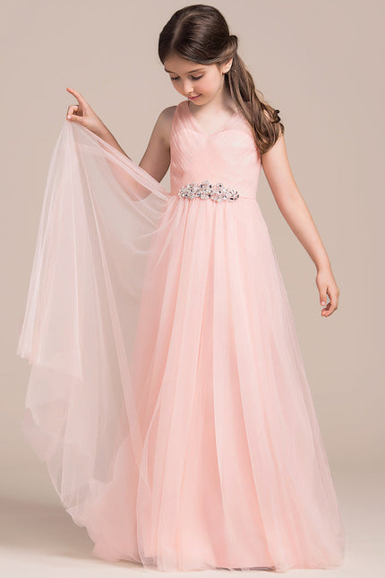Robe Trapèze Rêve Rose Tulle