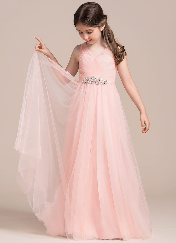 Robe Trapèze Rêve Rose Tulle