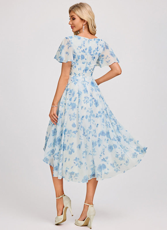 Robe Trapèze Fluide Asymétrique - gallery 5