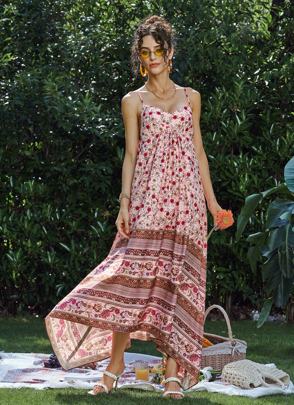 Robe Trapèze Fleur De Coton - gallery 2