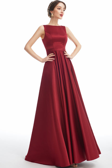 Robe Trapèze Rouge Opulent - gallery 3
