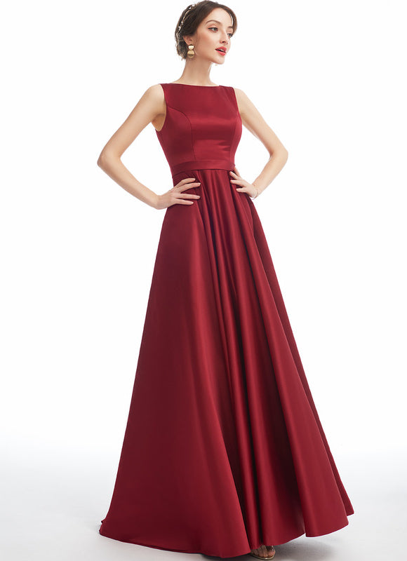 Robe Trapèze Rouge Opulent - gallery 3
