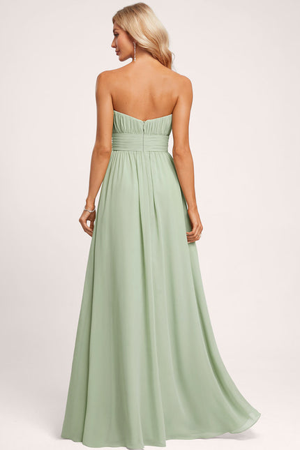 Robe Trapèze Ailée Vert Pastel - gallery 6
